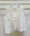 Button Down Vest with Faux Pocket Butter-Vest-MILIO MILANO-XS-Butter-Urbanheer