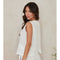 Button Down Vest with Faux Pocket White-Vest-MILIO MILANO-XS-White-Urbanheer
