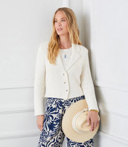 Button Up Blazer Sweater-Blazer Sweater-Karen Kane-XS-Cream-Urbanheer