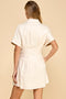 Button Up Collared Side Pockets Dress-Dress-TCEC-S-Black-Urbanheer