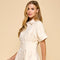 Button Up Collared Side Pockets Dress-Dress-TCEC-S-Black-Urbanheer