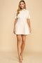 Button Up Collared Side Pockets Dress-Dress-TCEC-S-Black-Urbanheer