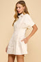 Button Up Collared Side Pockets Dress-Dress-TCEC-S-Black-Urbanheer