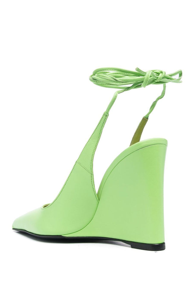 BY FAR PRE With Heel Green-women > shoes > medium heel-By Far Pre-41-Green-Urbanheer