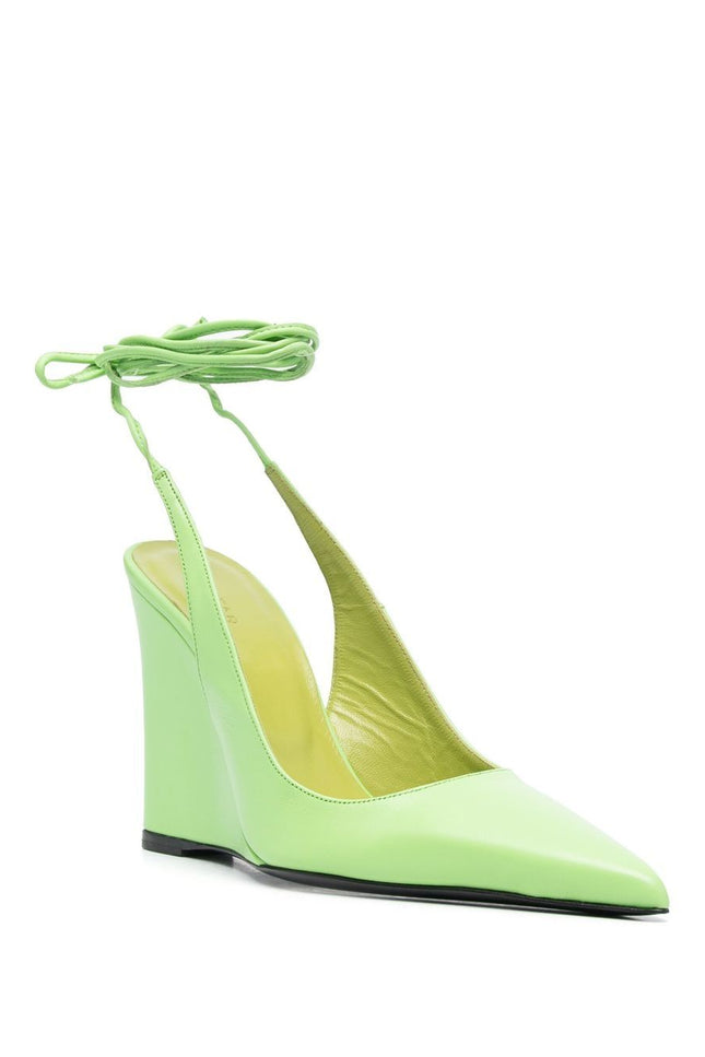 By Far Pre With Heel Green-women > shoes > medium heel-By Far Pre-Urbanheer