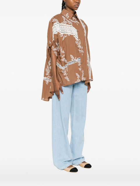 Bye Printed cotton shirt