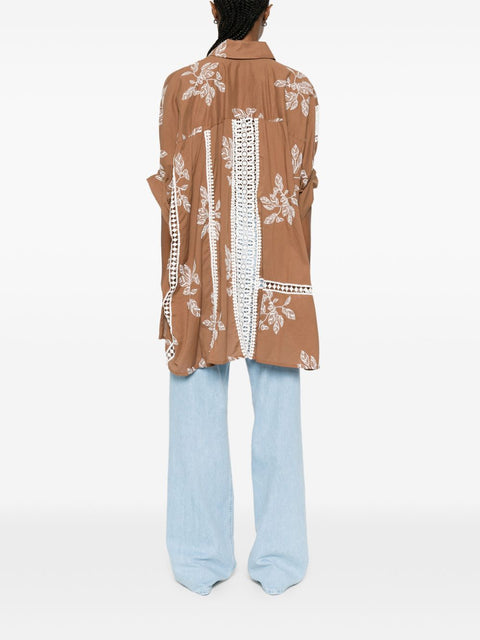 Bye Printed cotton shirt