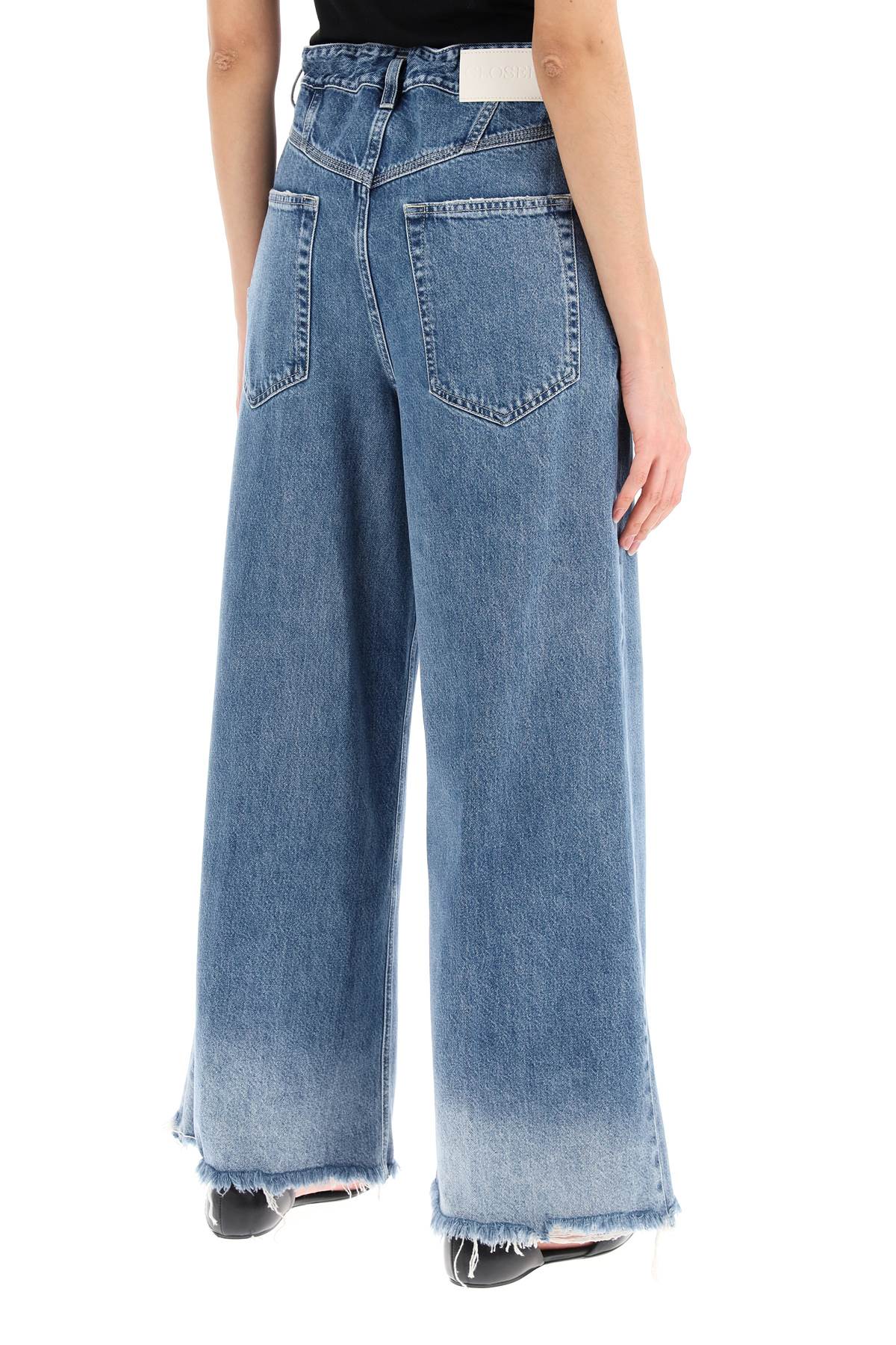 Closed wide leg jeans with distressed details-Jeans-Closed-28-Urbanheer