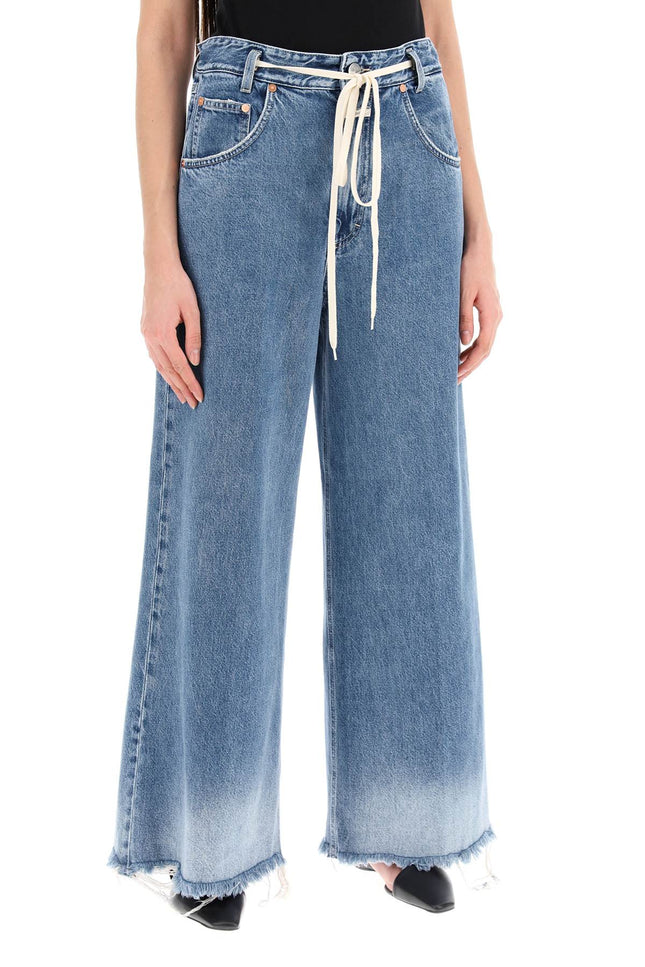 Closed wide leg jeans with distressed details-Jeans-Closed-28-Urbanheer