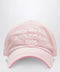 Acne Studios Baseball cap with logo in tango pink washed