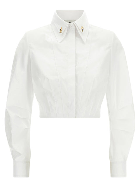 Elisabetta Franchi Double-layer Collar Shirt