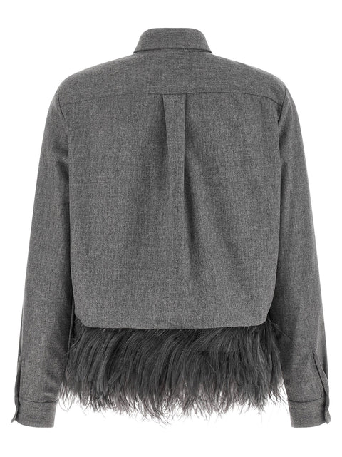 Fabiana Filippi Feather Shirt