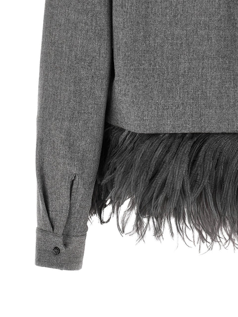 Fabiana Filippi Feather Shirt