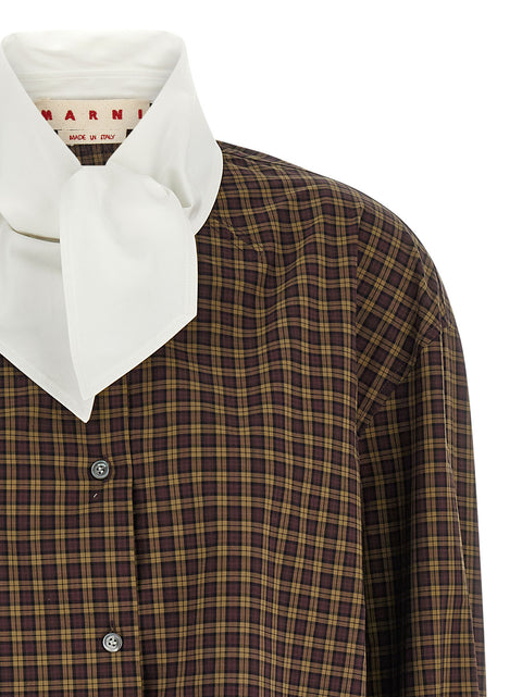 Marni Scarf Collar Shirt