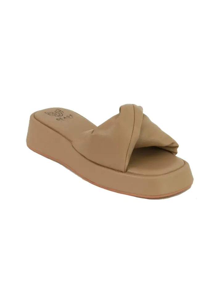 CAMILA-06 Platform Slide Sandals Taupe-Sandals-BEAST FASHION-A RUN-Taupe-Urbanheer