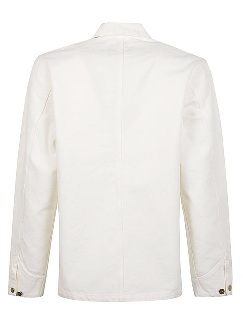 Carhartt Wip Main Coats White-men > clothing > jackets-Carhartt Wip Main-S-White-Urbanheer