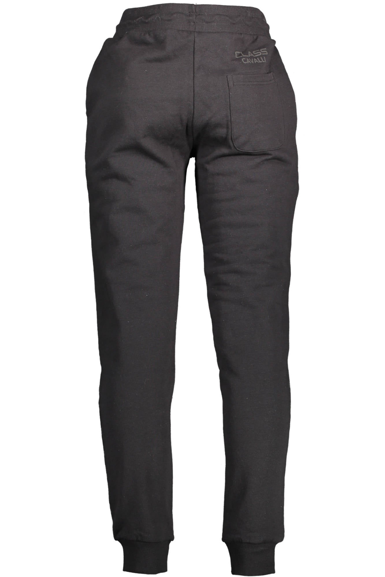 CAVALLI CLASS BLACK MEN'S PANTS-Pantaloni-CAVALLI CLASS-BLACK-M-Urbanheer
