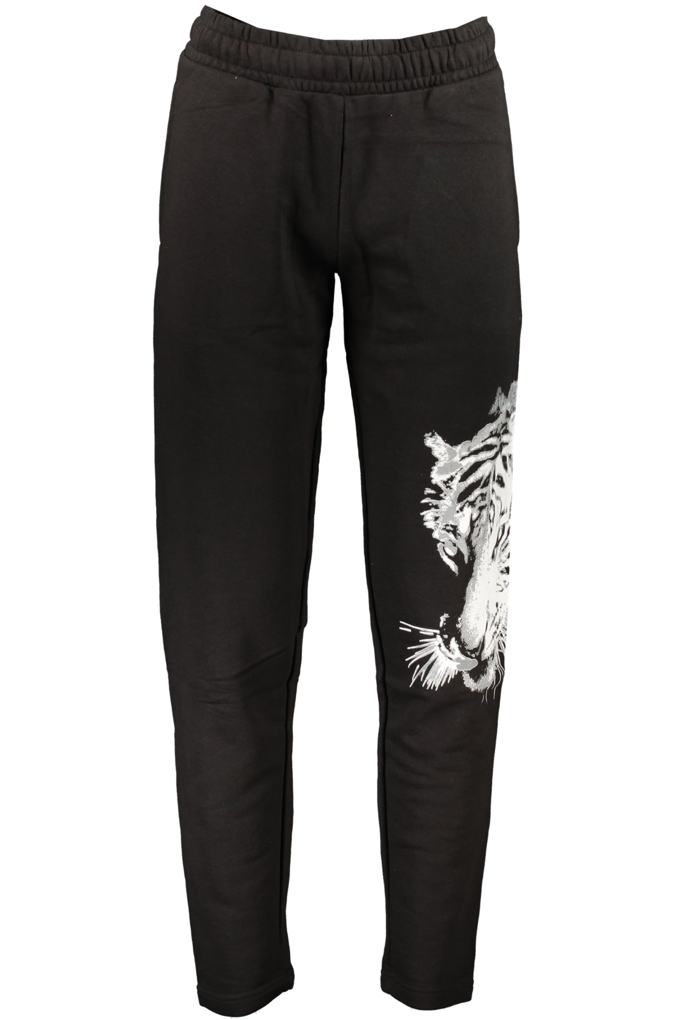 CAVALLI CLASS MEN'S BLACK PANTS-Pantaloni-CAVALLI CLASS-BLACK-S-Urbanheer