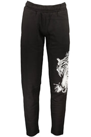 CAVALLI CLASS MEN'S BLACK PANTS-Pantaloni-CAVALLI CLASS-BLACK-S-Urbanheer