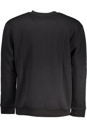 CAVALLI CLASS MEN'S BLACK ZIP-OUT SWEATSHIRT-Felpe-CAVALLI CLASS-BLACK-S-Urbanheer