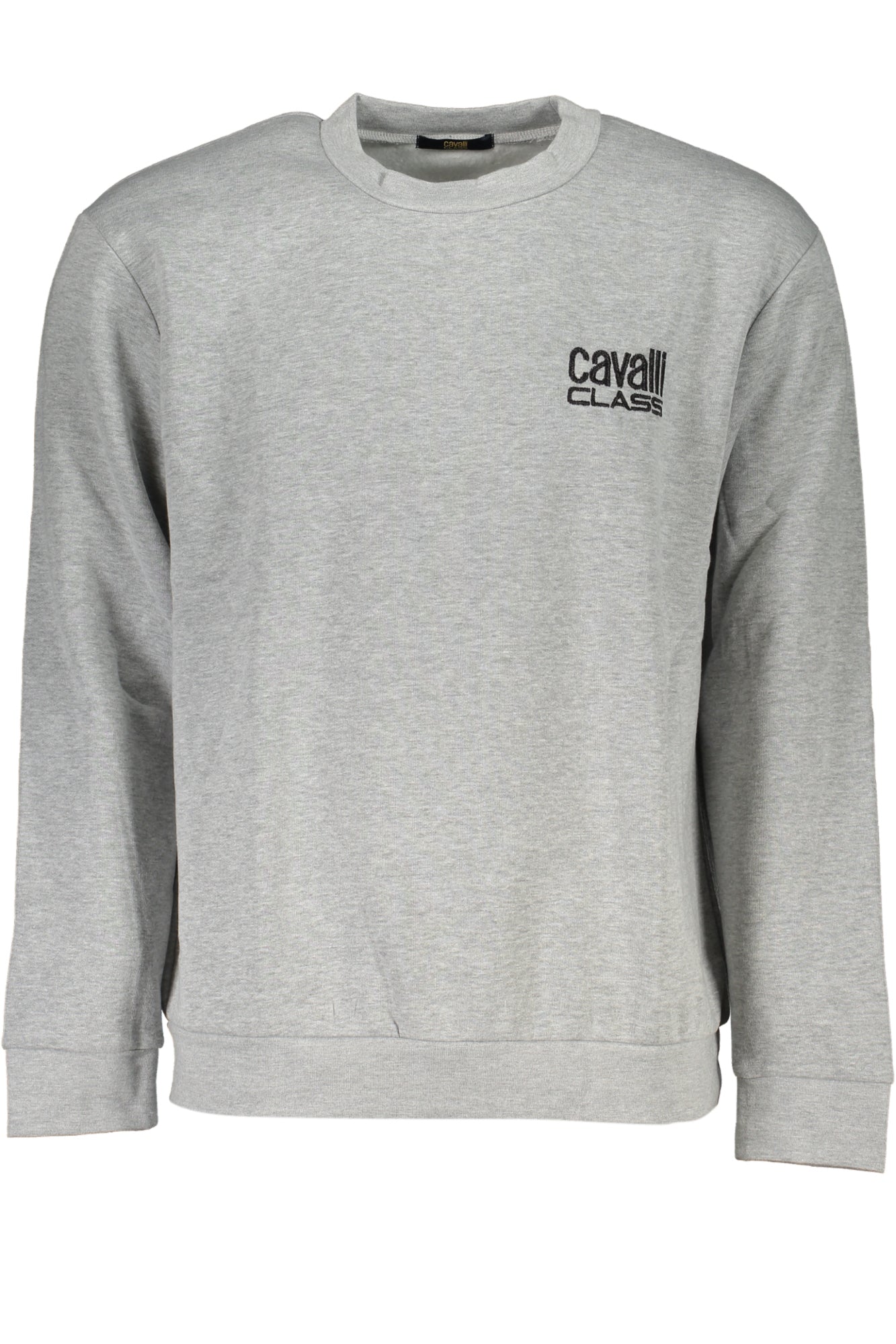 CAVALLI CLASS MEN'S GRAY ZIPLESS SWEATSHIRT-Felpe-CAVALLI CLASS-GREY-S-Urbanheer