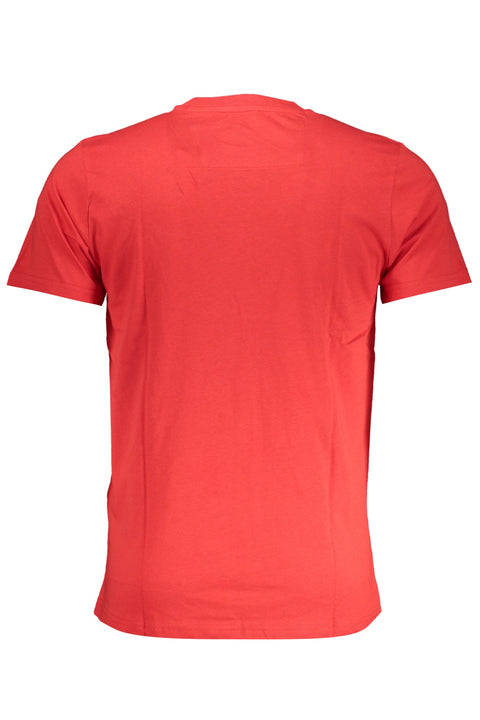 CAVALLI CLASS MEN'S SHORT SLEEVE T-SHIRT RED-T-Shirt-CAVALLI CLASS-RED-M-Urbanheer