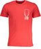 CAVALLI CLASS MEN'S SHORT SLEEVE T-SHIRT RED-T-Shirt-CAVALLI CLASS-RED-M-Urbanheer