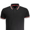 CAVALLI CLASS MEN'S SHORT SLEEVED POLO SHIRT BLACK-Polo-CAVALLI CLASS-BLACK-M-Urbanheer
