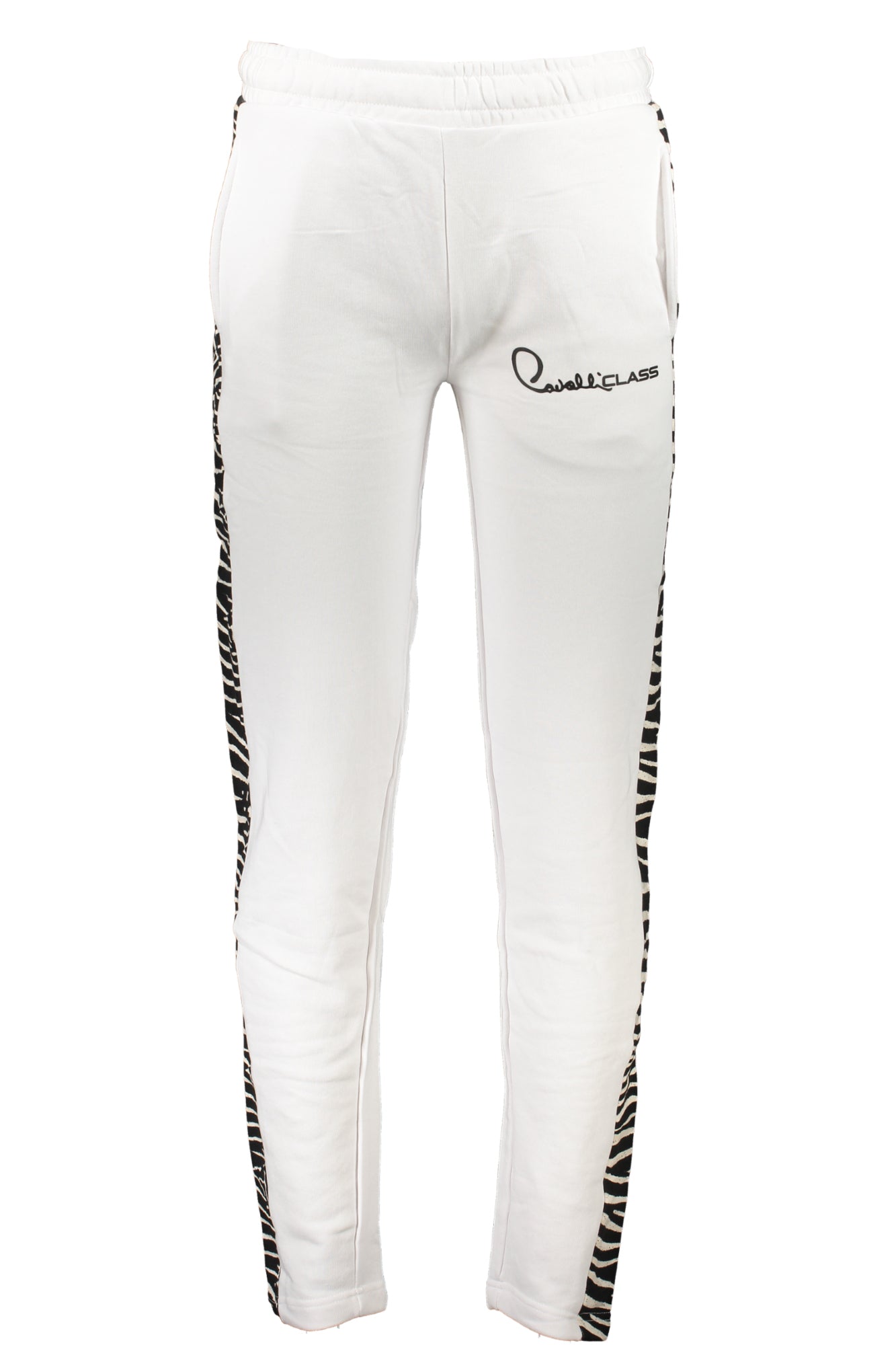 Cavalli Class Men'S White Pants-Pantaloni-CAVALLI CLASS-WHITE-S-Urbanheer