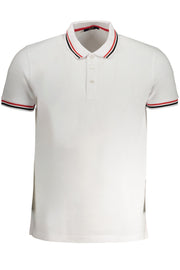CAVALLI CLASS MEN'S WHITE SHORT SLEEVED POLO SHIRT-Polo-CAVALLI CLASS-WHITE-M-Urbanheer