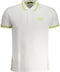 CAVALLI CLASS MEN'S WHITE SHORT SLEEVED POLO SHIRT-Polo-CAVALLI CLASS-WHITE-M-Urbanheer