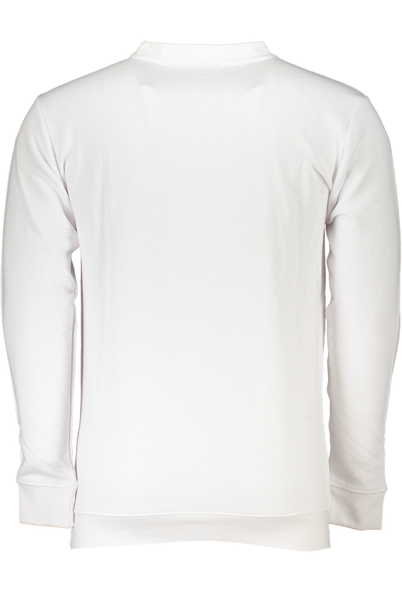 CAVALLI CLASS MEN'S WHITE ZIPLESS SWEATSHIRT-Felpe-CAVALLI CLASS-WHITE-S-Urbanheer