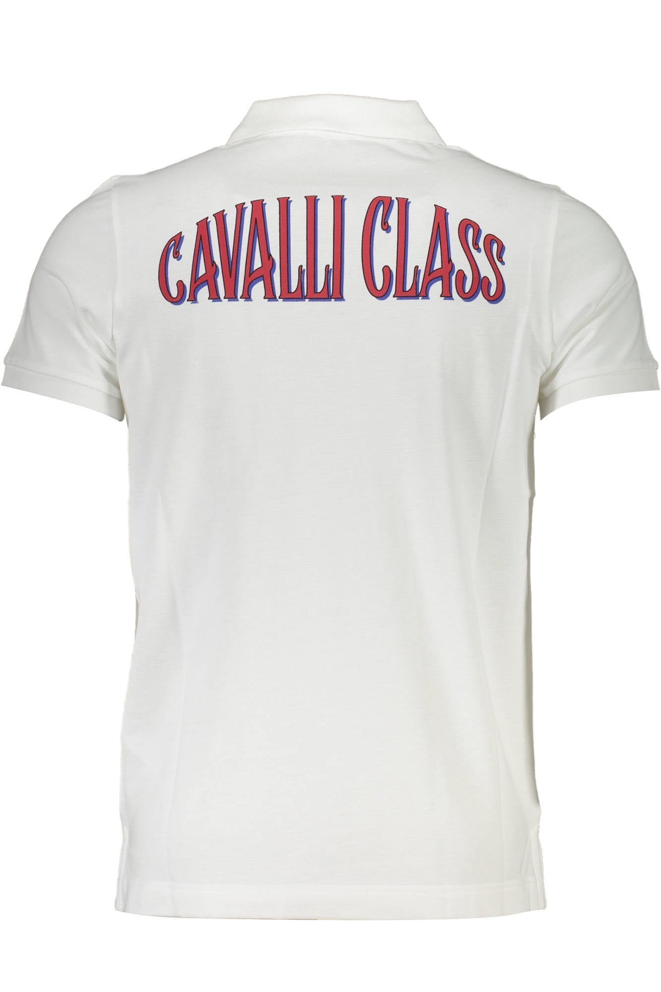 CAVALLI CLASS POLO SHORT SLEEVE MAN WHITE-Polo-CAVALLI CLASS-WHITE-M-Urbanheer