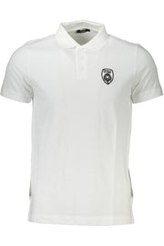 CAVALLI CLASS POLO SHORT SLEEVE MAN WHITE-Polo-CAVALLI CLASS-WHITE-M-Urbanheer