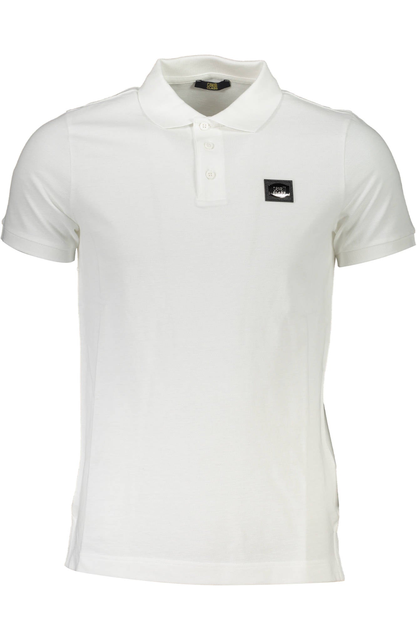 CAVALLI CLASS POLO SHORT SLEEVE MAN WHITE-Polo-CAVALLI CLASS-WHITE-M-Urbanheer