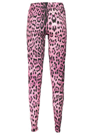 CAVALLI CLASS WOMEN'S LEGGINGS PINK-Pantaloni-CAVALLI CLASS-Rosa-XS-Urbanheer