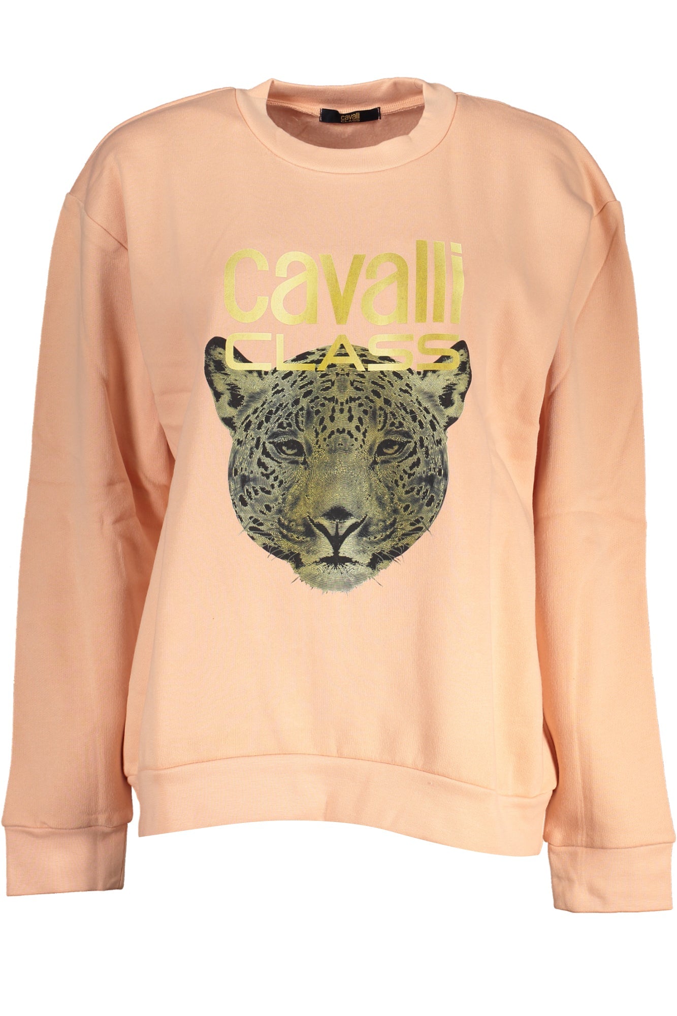 CAVALLI CLASS WOMEN'S PINK SWEATSHIRT WITHOUT ZIP-Felpe-CAVALLI CLASS-Rosa-XS-Urbanheer