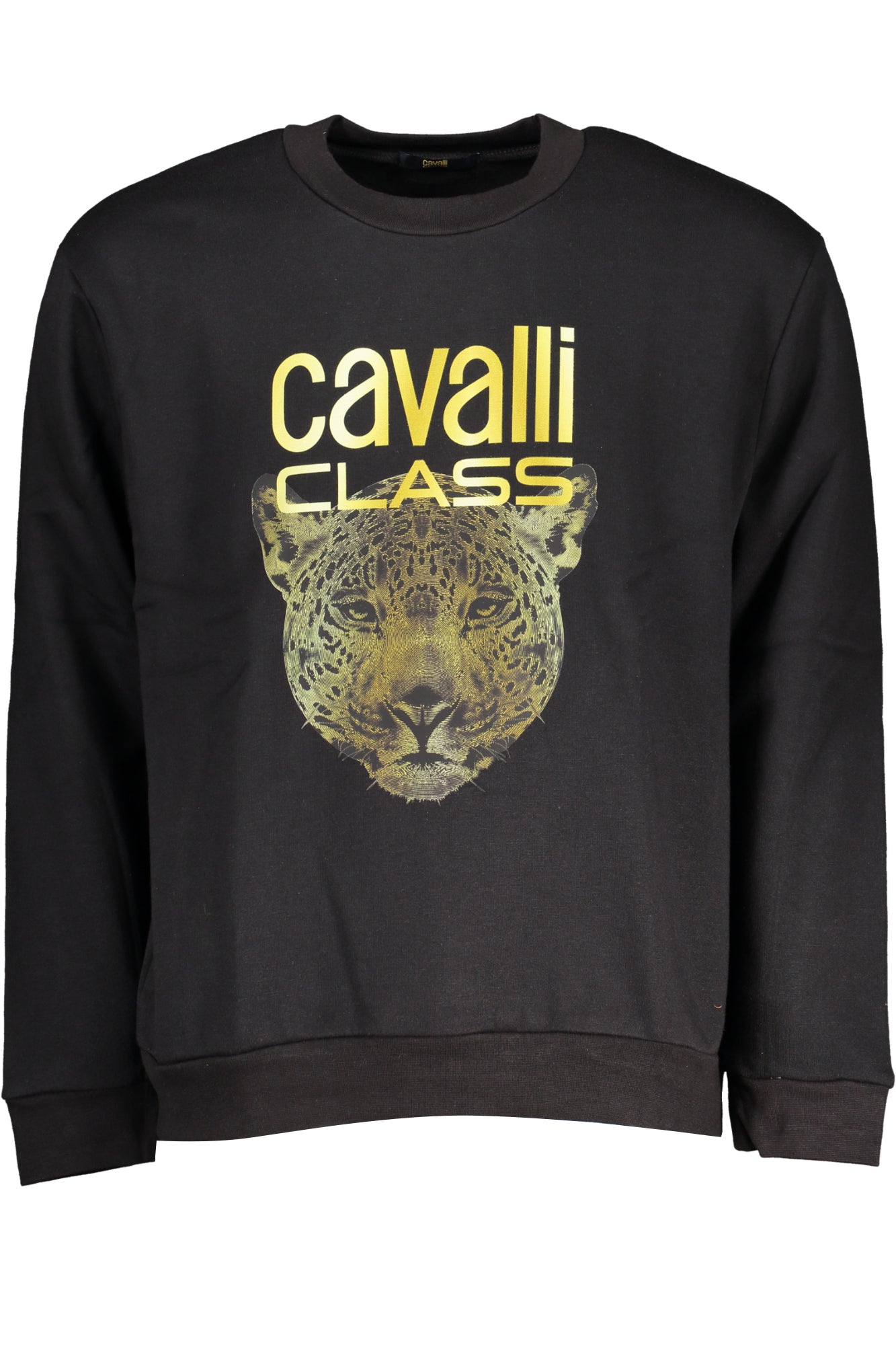 CAVALLI CLASS WOMEN'S ZIPLESS SWEATSHIRT BLACK-Felpe-CAVALLI CLASS-BLACK-S-Urbanheer
