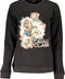 CAVALLI CLASS WOMEN'S ZIPLESS SWEATSHIRT BLACK-Felpe-CAVALLI CLASS-BLACK-XS-Urbanheer