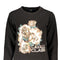 CAVALLI CLASS WOMEN'S ZIPLESS SWEATSHIRT BLACK-Felpe-CAVALLI CLASS-BLACK-XS-Urbanheer