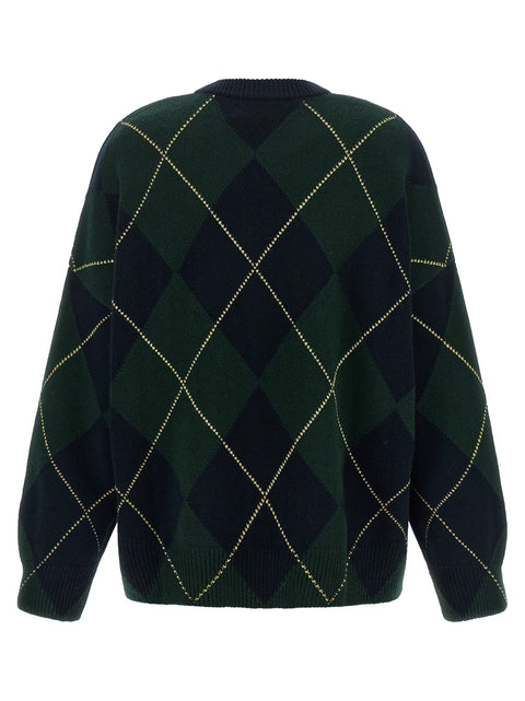 Be You Diamond-shaped Crew Neck Sweater