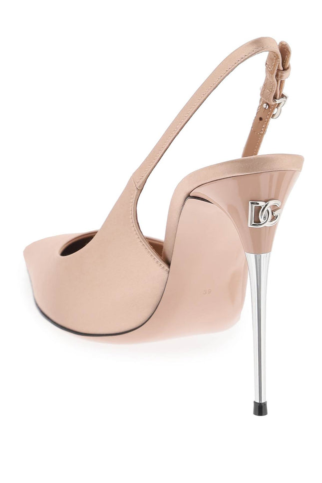 Dolce & gabbana satin slingback decol-Shoes Pumps-Dolce & Gabbana-39-Urbanheer