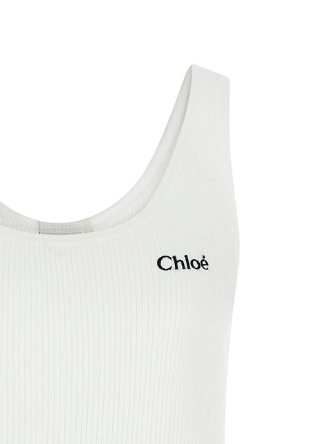 Chloé Logo Embroidery Top