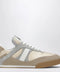 Chloé Kick sneakers in leather and suede in dove grey