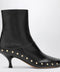 Chloé Junie hammered leather ankle boots in black
