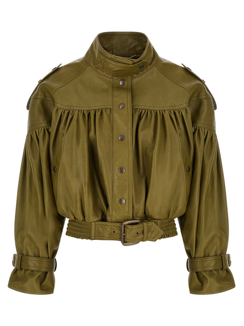 Chloé Smock Leather Jacket