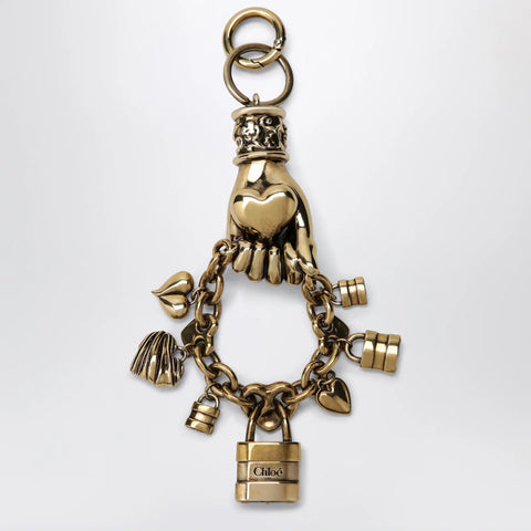 Chloé Symbols Hand & Heart bag charm