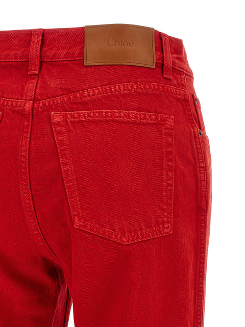 Chloé Garment-dyed Denim Jeans