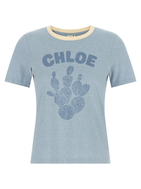 Chloé Graphic Print T-shirt