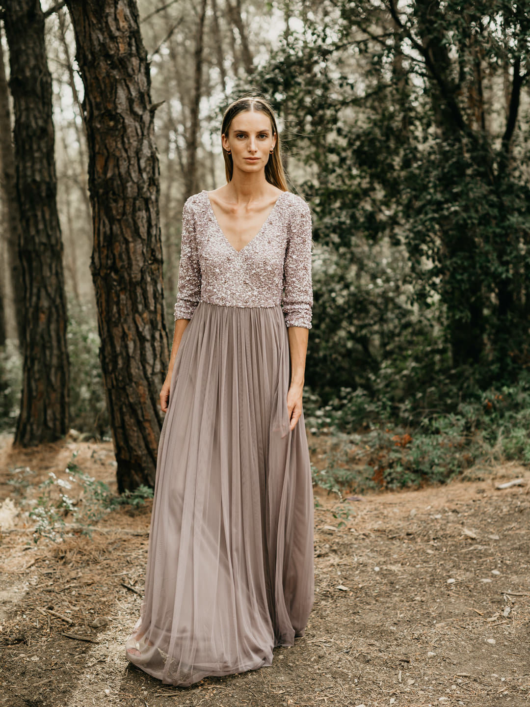 CHANTY MAXI-LONG DRESSES-Ceylan Bcn-HEATHER-XXS-Urbanheer